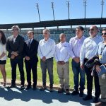 Ministro Pizarro inspecciona obras de Estadio El Teniente